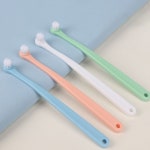 미세모 반려견 칫솔 강아지 치석제거 애견양치 초소형 그린