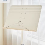 화이트 보면대 음악 연주회 악보 스위치 학원 페이지