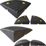 차량진입판 100 날개 한쪽 좌우공용 카업 차량 진입판 상가 주차장 경사로