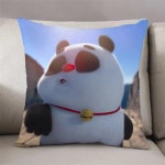 침실 침대용 소파 베나무 팬더 커버 장식 쿠션 거실 A 30x30cm-PC