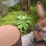 대형 녹색식물 조경식물 칸나 분재 모델하우스 모퉁이 플라워 아트 호텔 쇼윈도 장식 코너 모방