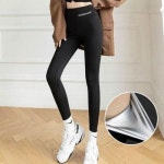 탄탄 하이웨스트 땀복코팅 부드러운 여성 레깅스