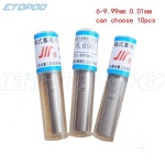 원통형 핀 게이지 측정 도구 부드러운 플러그 구멍 0 5-5 6-9 스텝 0 로트당 10 개