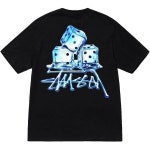Stussy MELTED TEE 그래픽 프린트 반팔 티셔츠 1904900