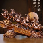 말 장식품 조각상 이사 사무실 조형물 모형 개업 골드브론즈