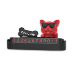 머레이 자동차 차량용 고무자석 강아지 캐릭터 전화 주차번호판 알림판 전화번호 1개 옵션컬러