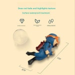 어항 장식 미니 다이버 글로우 수족관 플로팅 볼 송진 조경 작은 장식품 액세서리 lue-B J3512-B