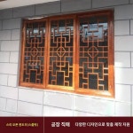 고건축정원 중식 화창펀칭 원목화격 농촌민박뷰의 모조고문창살창호 개조