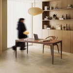 미조 미조 북미 블랙호두 모던중고식탁 미니멀 중국식 1 6 원목광야식탁