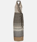 브루넬로쿠치넬리 브루넬로쿠치넬리 NB04 브루넬로 쿠치넬리 여성 원피스 Printed halterneck silk maxi dress P00931534