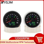 타코미터 연료 게이지 오토바이 GPS 속도계 IP67 방수 전압계 패널 0 12000RPM 1