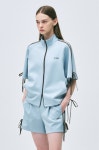 널디 널디 여성용 리본 반팔 트랙 탑 라이트블루 PNES25TR0551-2578 LE1218680339