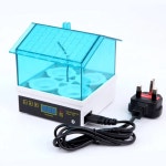 완전 110v 마리 220v 닭 오리 거위 계란 부화기 태양광 4 자동 미니 15W Plug 220V-US