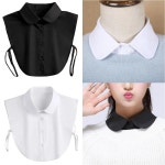 레이어드 라운드 넥 카라 페이크 셔츠