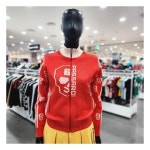 PASSARDI GOLF 파사디골프 sh06 파사디 여성 전판 자카드 스웨터 가디건 코랄 P23FKC304X 699829