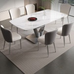 플라스틱 접이식 식탁 세트 세라믹 식탁 Muebles Para El Hogarl 정원 가구