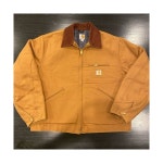 칼하트 Carhartt Detroit Jacket J001 블랭킷 라이닝 USA 헬멧 투 하드햇 로고