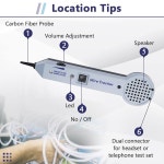 Chaouss 톤 생성기 키트 와이어 트레이서 회로 테스터 고정밀 네트워크 200EP