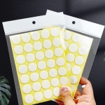 자국 안남는 원형 양면 테이프 60P 잘떨어지는 벽지 욕실 끈적임 없는 실리콘 리무버블 겔 얇은 투명