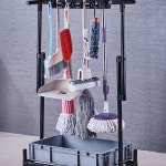 이동식대걸레홀더 선반 청소도구 세척통 보관함 고정형 단일 항목