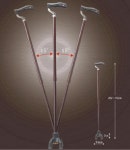 4발지팡이 복지용구 어르신 지팡이 의료 삼발 1개 TW-0128