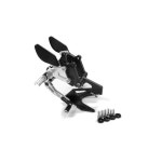 BIKERS 바이커즈 백스텝 포지션 가도식 페달 알루미늄 깎아내기 CBR250RR 9 BK-H0779-SLV