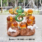 드래곤볼 굿즈 구슬 7성구 용볼 여의주 세트 용신 피규어 8 주황색 4 구슬 드래곤세트