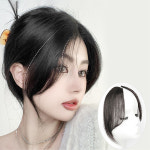 제이와이홀딩스 앞머리 사이드 볼륨 헤어 부분 가발 양쪽2P 1개 다크브라운
