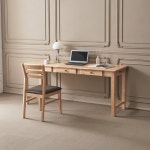라로퍼니처 몬타 원목 책상 1800x600mm