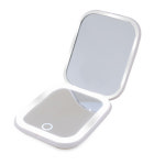 소네쏙 미니 LED 손거울 휴대용 접이식 원형 컴팩트 미러