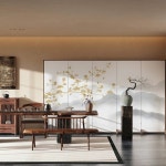 무지병풍 접이식 병풍 칸막이 높이 파티션 식당 0 4mx1 8mx2패널