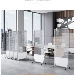 사무실파티션 작업장 칸막이벽 이동식 투명 아크릴