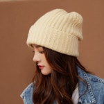 깔끔 기본 도톰한 니트 데일리 모자 비니