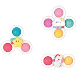 신생아 돌아가는 흡착식 딸랑이3종세트 아동센타 아기선물 1개