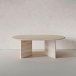 북유럽 천연동 돌사각 티테이블 소호 양옥 민박 차탁 경량 럭셔리 디자인 대리석 커피테이블