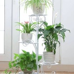 철제화분선반 베란다 정리대 스탠드 유럽식 식물 2단 스탠드 아주 작다