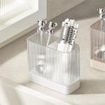 벽에 붙이는 부착식 수저 꽂이 2구 통 걸이 물빠짐 형 식