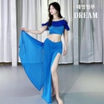 위멍펑루 오리지널 2024 프리미엄 레이스 벨리댄스 오리엔탈 댄스 세트 연습복 공연복