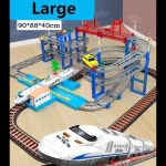 전기 기차 철도 세트 장난감 RC 모델 08 large3 1개 H0020