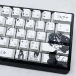 61 68 기계식 레서 86 106 메가 애니메이션 PBT 체리 키 컨투어 키캡 우팅 키보드 테마 라이온