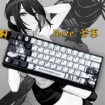 61 68 기계식 레서 86 106 메가 애니메이션 PBT 체리 키 컨투어 키캡 우팅 키보드 테마 라이온