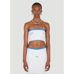 25 DI PETSA 여성 Wet Script Boob Tube Top dip0247008wht