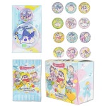 짱구 홀로그램 캔 뱃지 랜덤 2개 2P 백참 브로치