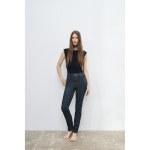 자라 ZARA ZW COLLECTION 하이웨이스트 스키니핏 진 - 다크 그레이590667