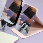 SFr 거울 손거울 접이식 사각 휴대용 탁상 대