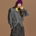 딘트 딘트 딘트 니트 카라 집업 581582 J2570