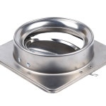 100 150 160 스테인레스 스틸 주방 범위 후드 체크 밸브 냄새 방지 제어 욕실