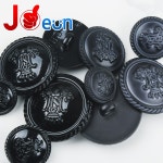 도금 단추 럭셔리 양복 정장 신라 단추 1세트 A 신라 유광블랙-18mm 4개