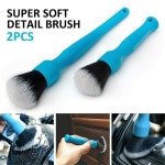 2X 소프트 디테일링 브러시 디테일 팩토리 세트 자동차 먼지 클리너 자동차 청소 브러시 내부 외부