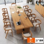 원목 회의테이블 대형 긴 사무용 책상 우드